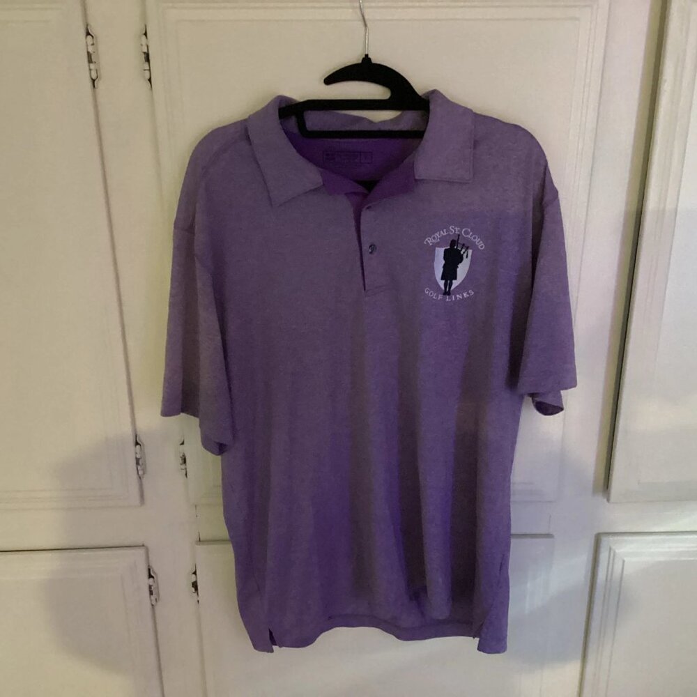 BERMUDA SANDS Royal St Cloud Golf Links Purple Golf Polo Men’s Large